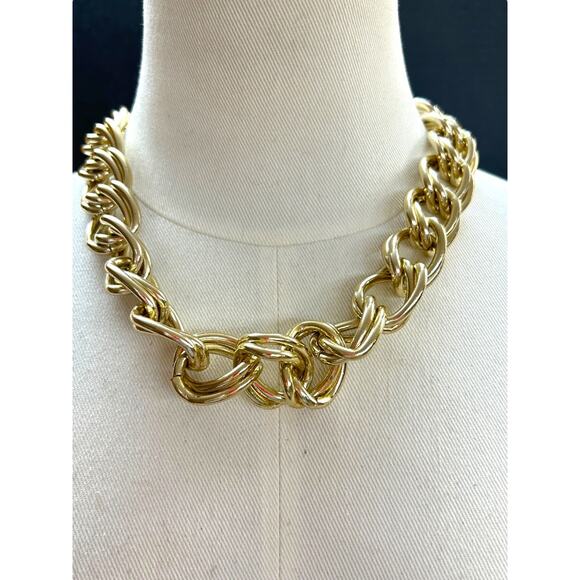 Unbranded Jewelry - Goldtone Chunky Statement Chain Necklace 18-20 Inches Toggle Clasp